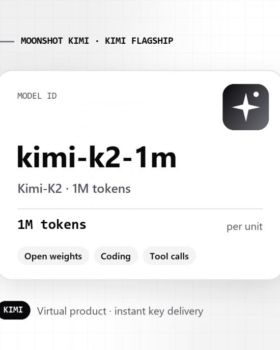 Kimi-K2 · 1M tokens