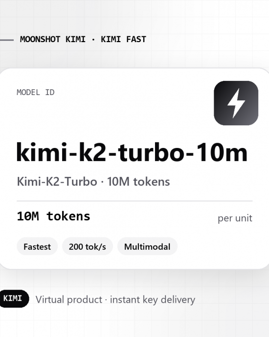 Kimi-K2-Turbo · 10M tokens