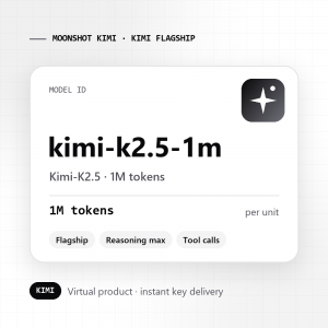Kimi-K2.5 · 1M tokens