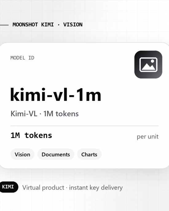 Kimi-VL · 1M tokens