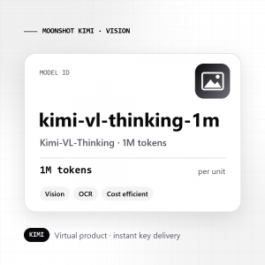 Kimi-VL-Thinking · 1M tokens