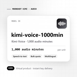 Kimi-Voice · 1,000 audio minutes